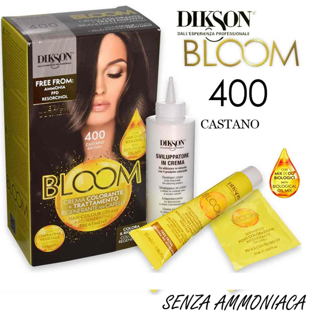 DIKSON BLOOM C.COLOR 400 CASTANO    AMMON/RESORCINA FREE