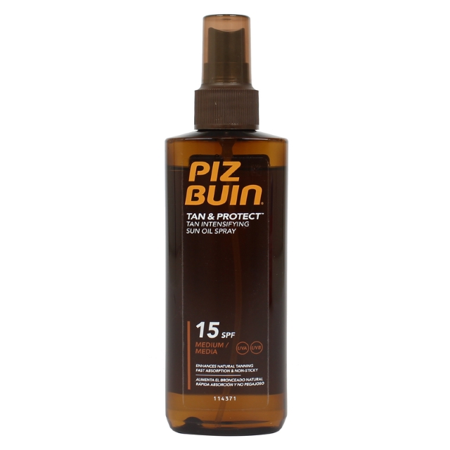 -*PIZ BUIN OIL TAN&PROT SPF15 150ML