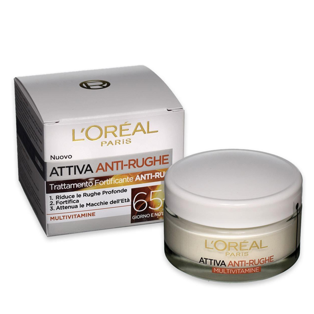 L'OREAL ATTIVA C/V A/R 65+ 50ML