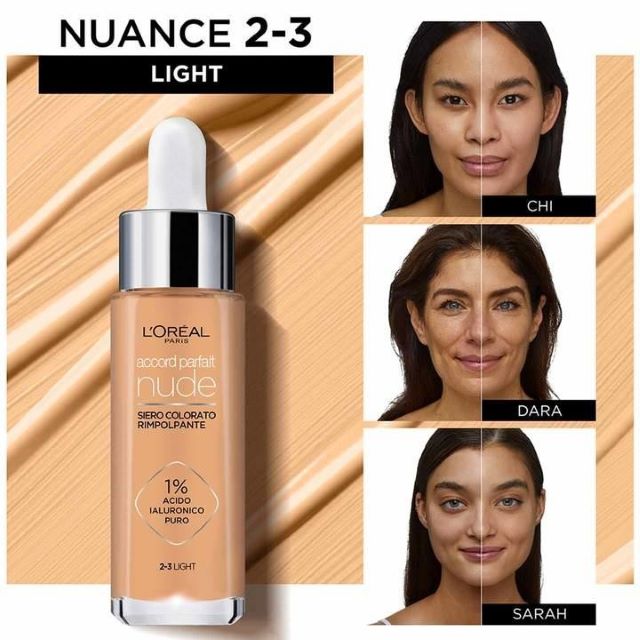 L'OREAL FDT ACCORD SERUM 2-3