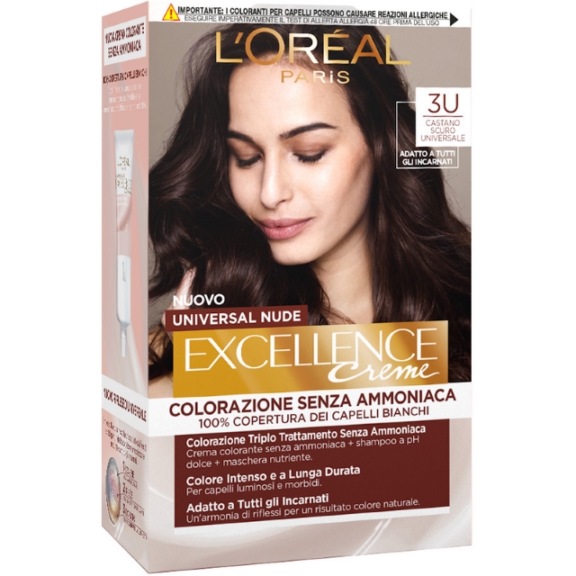 L'OREAL EXCELLENCE C/COL 3U CSU CASTANO SCURO UNIVERSALE