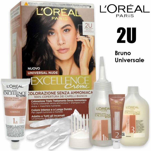 -*L'OREAL EXCELLENCE C/COL 2U BRUU