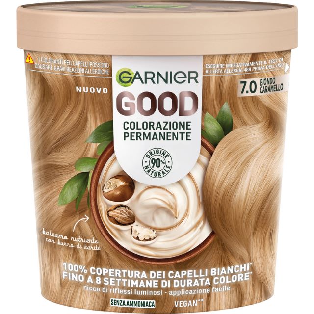 GOOD GARNIER COLORAZIONE PERMANENTE 7.0 BIONDO CARAMELLO