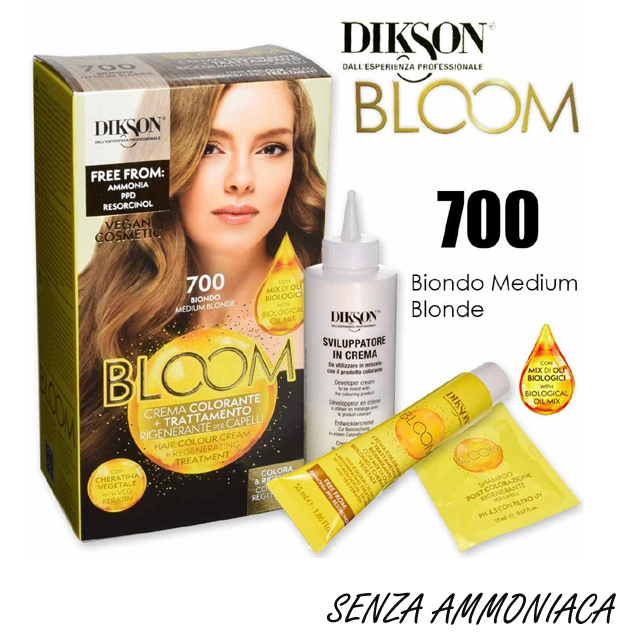 DIKSON BLOOM C.COLOR 700 BIONDO     AMMON/RESORCINA FREE