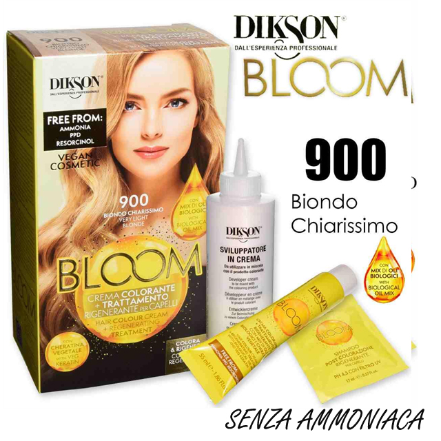 DIKSON BLOOM C.COLOR 900 B.CHIARISS  AMMON/RESORCINA FREE