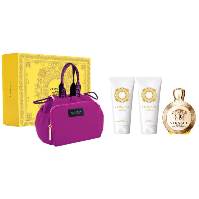 VERSACE EROS D EDP100ML+LC+BS+POCH