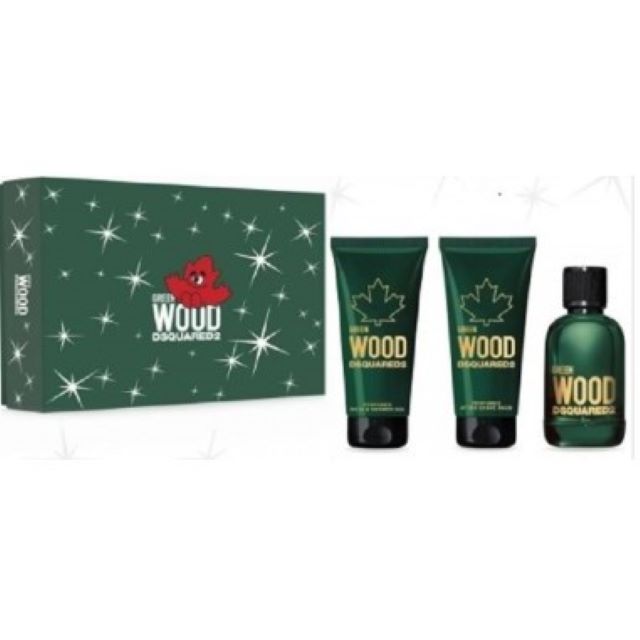 GREEN WOOD DSQUARED2 H EDT100+BS+AS