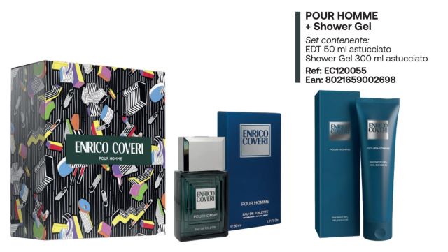 -ENRICO COVERI H EDT 50ML+B/S 300ML