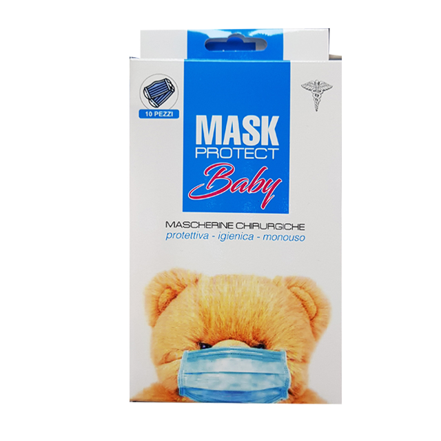 -MASK MASCHERINE BABY CHIRURG.10PZ