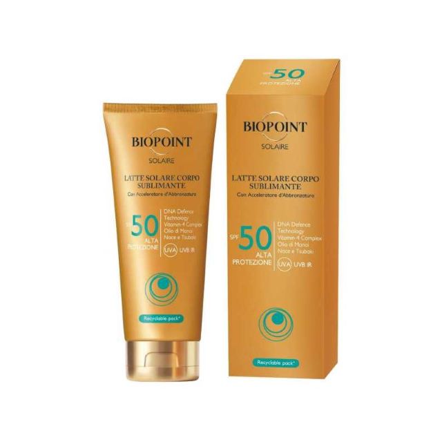 -BIOP 322 LATTE SOL SPF50 200ML TUB