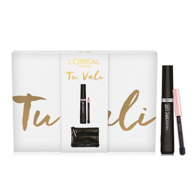 -*L'OREAL MASCARA TELESC+MAT+POCH