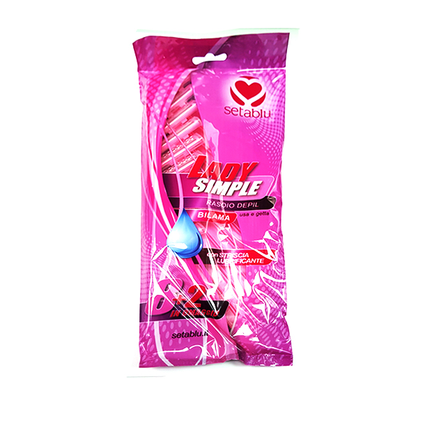 SETABLU RASOIO DONNA 2 LAME 8+2PZ