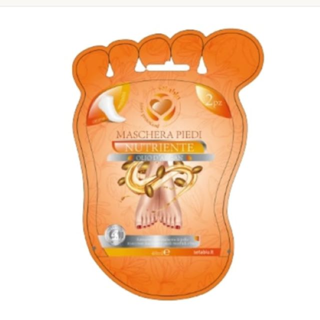 -*SETABLU MASCHERA PIEDI ARGAN 2PZ