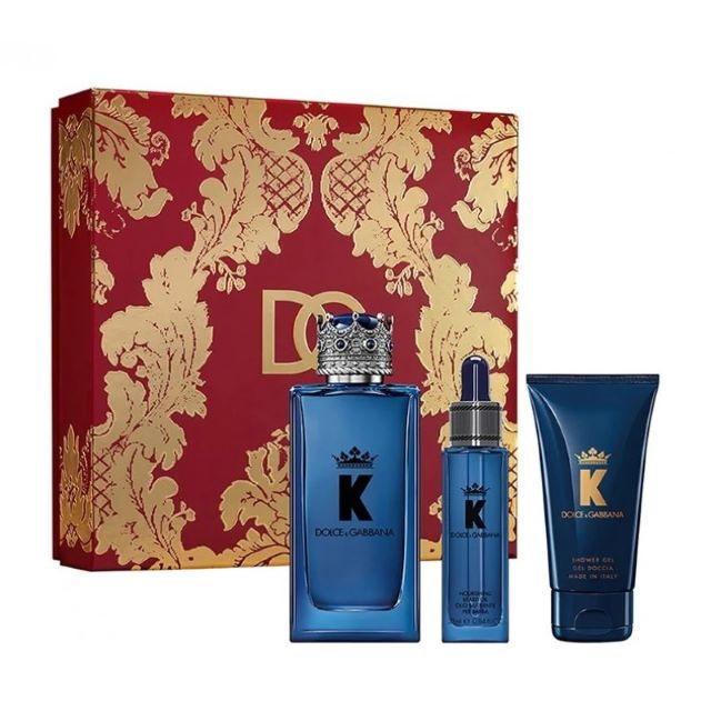 D&G K H EDP 100ML+OLIO BARBA+B/S 23