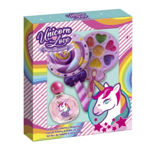 -UNICORN LOVE TROUSSE MAQUIL+EDT50